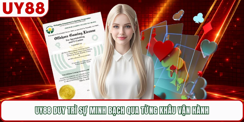 UY88 duy trì sự minh bạch qua từng khâu vận hành